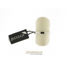 BARAKA' anello oro bianco 18kt referenza AN20543 misura 15 new